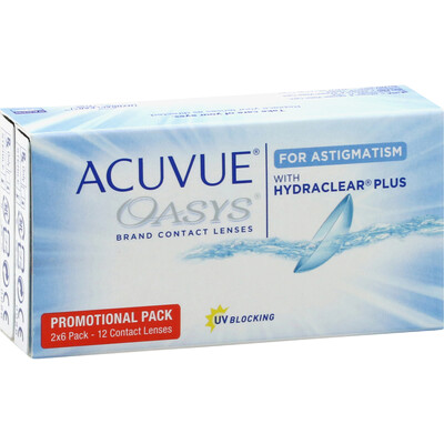 Acuvue Oasys for Astigmatism (12 lentes)