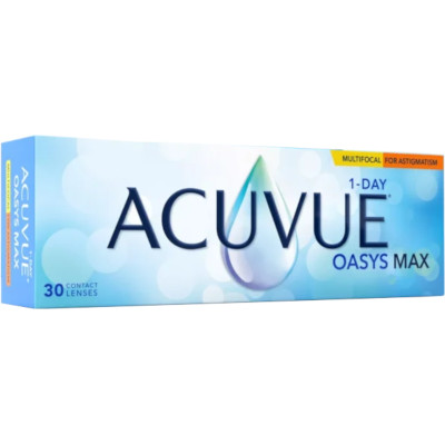 Acuvue Oasys MAX 1-Day Multifocal for Astigmatism (30 lentes)