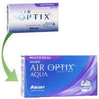 Air Optix Aqua Multifocal (6 lentes)