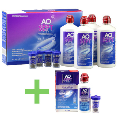 AOSEPT PLUS Pack poupança 4x 360ml