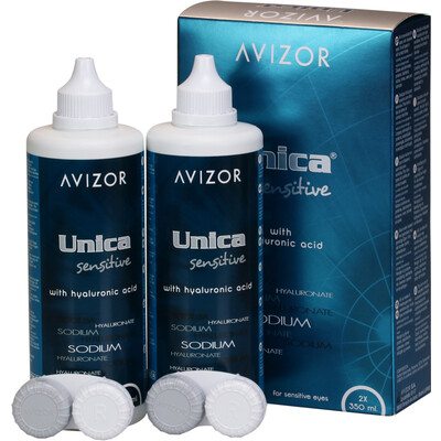 Avizor Unica sensitive Pack de 3 meses (2x350ml)