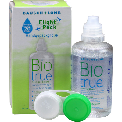 Biotrue all-in-one Solução Única Flight Pack 100ml