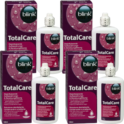 blink TotalCare Solução de Desinfecção Pack Poupança (4x 120ml)