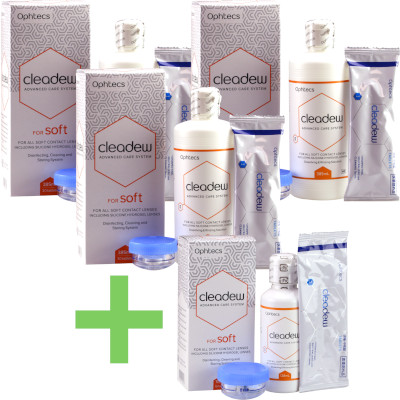 Cleadew for Soft Pack Poupança (3x 385ml + 1x 128ml)
