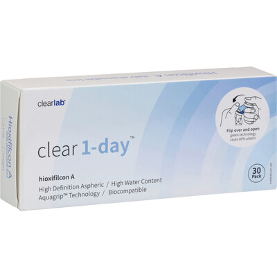 clear 1-day (30 lentes)