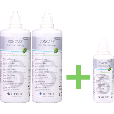 Concare Solução Salina Pack Poupança (2x 360ml + 1x 100ml)