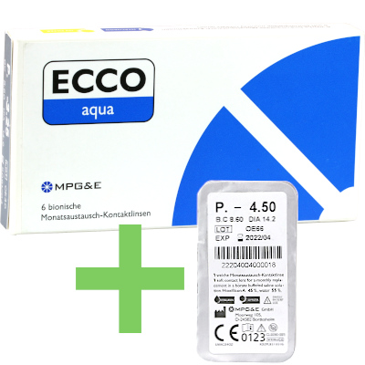 ECCO aqua (6 lentes) + 1 lente - Oferta de teste