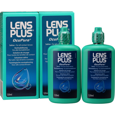 Lens Plus OcuPure 120ml Pack Duplo