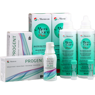 Menicon Progent + Meni Care Plus - Pack Poupança