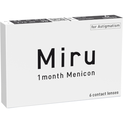Miru 1 month Menicon Toric (6 lentes)
