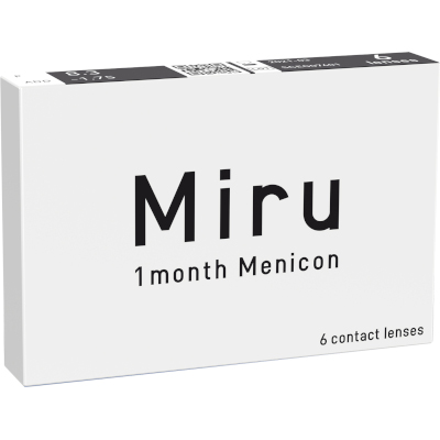 Miru 1 month Menicon (6 lentes)
