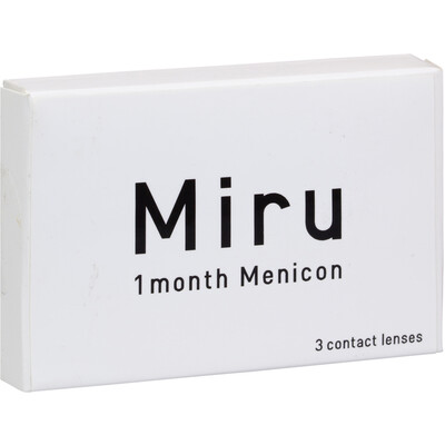 Miru 1 month Menicon (3 lentes)