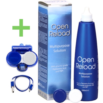 Open Reload Set de Limpeza (280ml + Sonic Wave Generator)