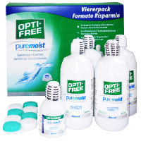 Opti-Free PureMoist Pack Poupança (4x 300ml)