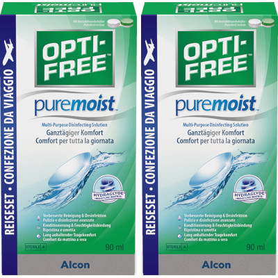 Opti-Free PureMoist Pack de viagem (2x90ml)