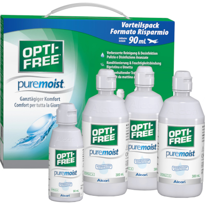 Opti-Free PureMoist 3x 300ml + 1x 90ml