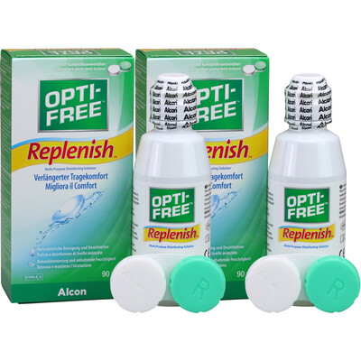 Opti-Free RepleniSH 2x90ml Pack Duplo