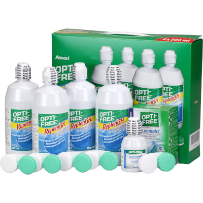 Opti-Free RepleniSH Pack Poupança (4x300ml)