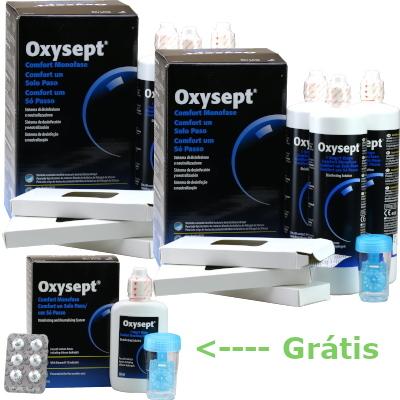 Oxysept Comfort um Só Passo (pack poupança 180 dias)