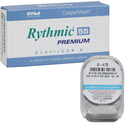 Rythmic 55 PREMIUM (6 lentes) + 1 lente - Oferta de teste
