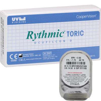 Rythmic TORIC (6 lentes) + 1 lente - Oferta de teste
