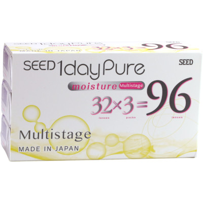 SEED 1day Pure Moisture Multistage (96 lentes)