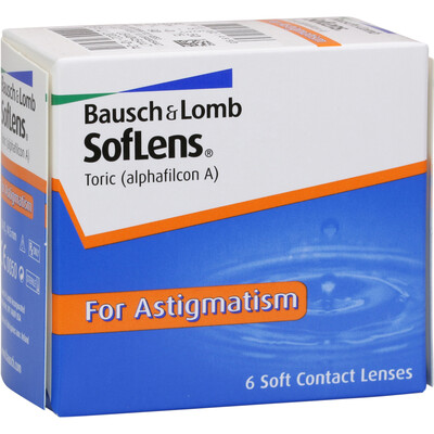 Soflens Toric for Astigmatism (6 lentes)