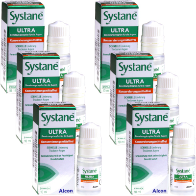Systane Ultra Gotas Oculares 6x 10ml - Sem conservantes